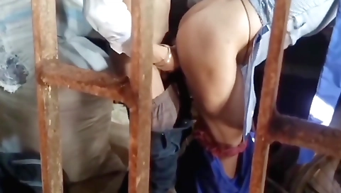 Indian redhead amateur caught fucking a guy at a student village