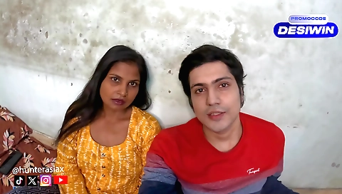 Indian man scared of being caught in the woods with a horny milf