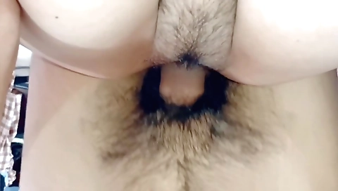Indian stepmom with a hairy pussy gets her pussy fucked