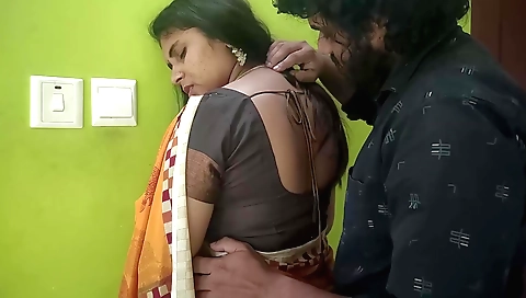 Brunette indian couple enjoy sensual evening with each other