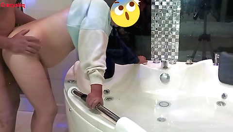 Indian brunette is getting her ass and body fucked in real life