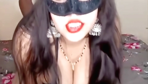Sexy brunette in homemade porn video in hot milf scene