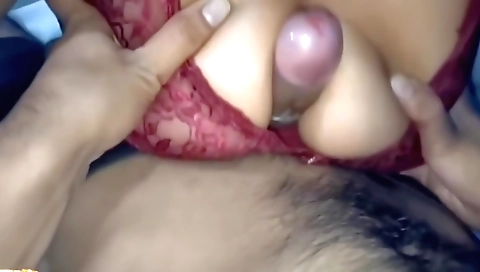 Hottie with natural boobs fucks her boyfriend in amateur  video