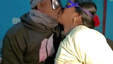 Amateur brunette 18+ fucks her guy in front of the camera