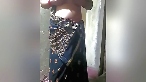 Solo female masturbation with herself and her body