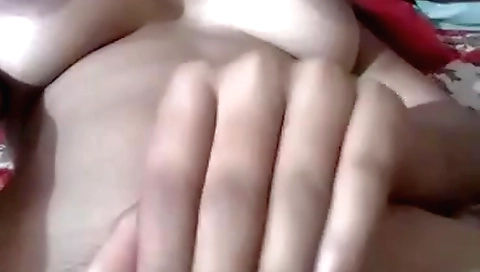 Indian hairy girl gives a solo video with her hairy pussy