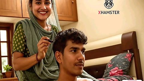 Indian teen stepsister gets a little bit of pleasure