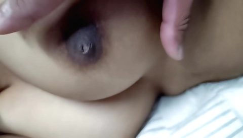 Indian amateur porn video with a stepbrother playing with the girl