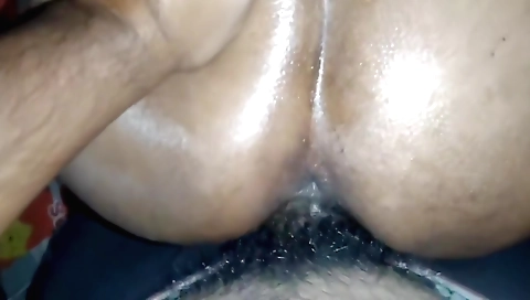 Big booty brunette fucked anal in homemade porn video