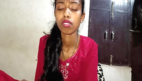 Indian beauty masturbating her hairy snatch in POV
