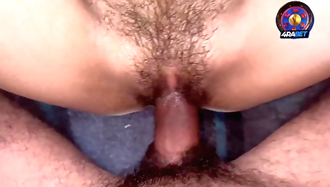 Indian girl with hairy pussy gets fucked by her boyfriend