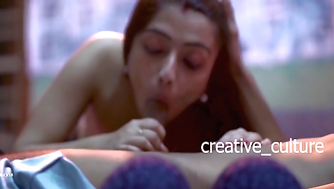 Indian brunette gets fucked on the bed by her boyfriend