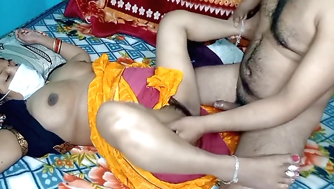 Indian teen gets a deepthroated fuck at home in home video