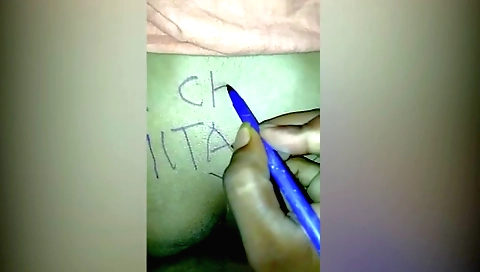 Indian girl gets her pussy fucked by the large dong