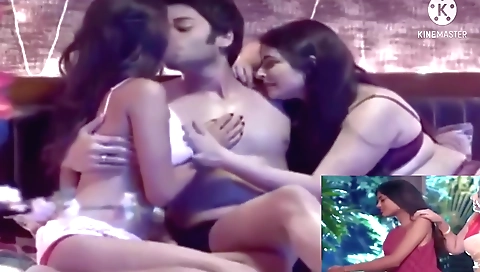 Busty teen with small tits getting fucked by old and young
