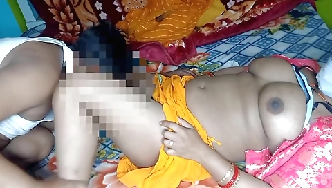 Indian brunette teen gets fucked in her home on camera