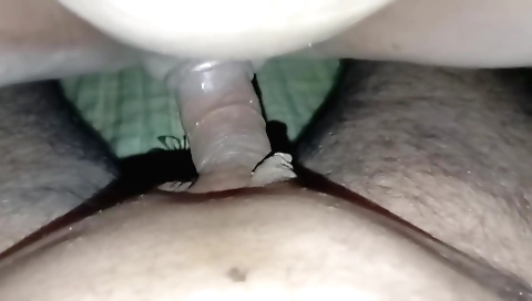 Indian teen with beautiful face rides boyfriend's cock