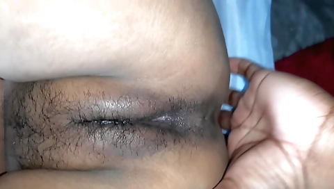 Indian teen with hairy pussy in a tight amateur video