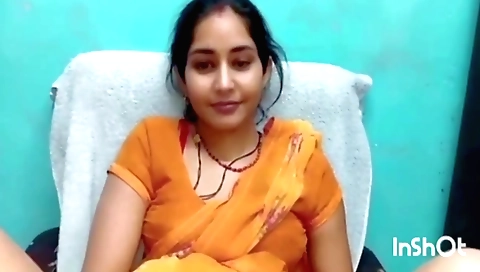 Indian brunette with a hairy pussy enjoys sex with her man
