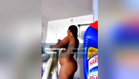 Indian babe wearing sexy lingerie and panties in bedroom