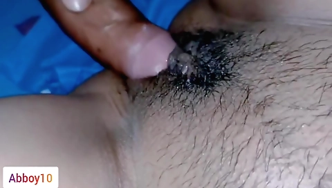 Busty brunette student gets her hairy pussy hard and deep