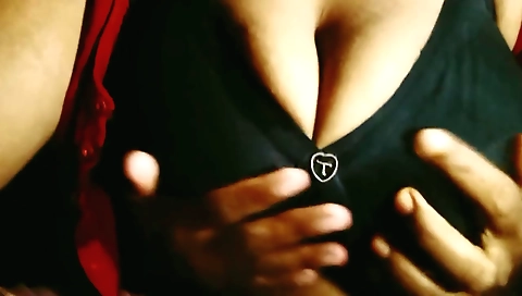 Busty boobs and hairy pussy in a pussy licking porn