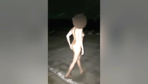 Solo female in an outdoor video with her boyfriend
