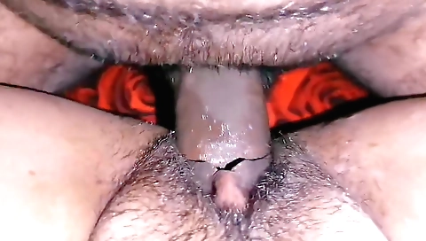 Indian girl with a hairy pussy loves fucking a young boy