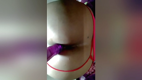 Big boobed pornstar with an ass fucked with a huge dildo