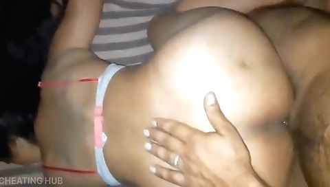 Indian babe with a nice ass has sex with her ex-boyfriend