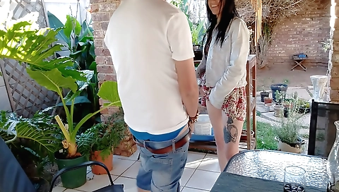 Hot amateur indian slut caught fucking on the grass