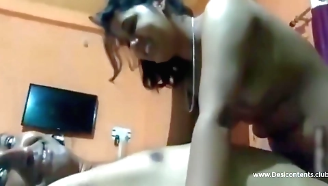 A brunette chick with a sexy ass is fucking with her ex-boyfriend