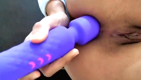Indian girl masturbates her boyfriend's cock with her fingers