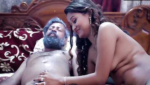 Indian chubby milf takes a shower and then masturbates