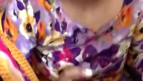 Indian chick in her green panties sucks and has fun