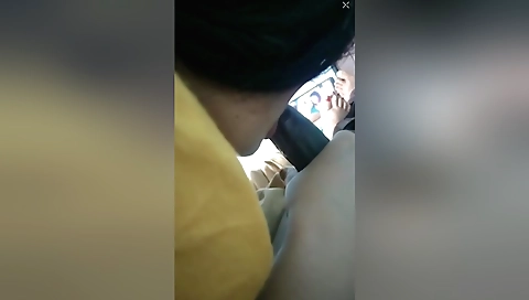 Indian brunette handjob video in amateur sex video