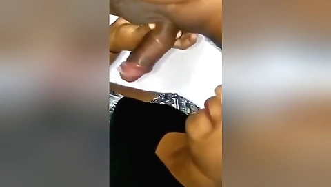 Beauty in bra and panties is getting her face taken off