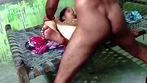 Indian stepbrother fucks the sexy brunette in a store room