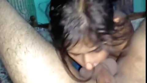 Indian girl gets fucked in the POV with a thick cock
