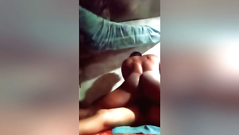 Indian girlfriend rubs her tight pussy in her amateur video