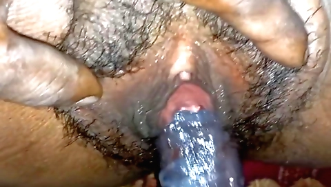 Busty stepsister-in-law with a hairy pussy is playing the song