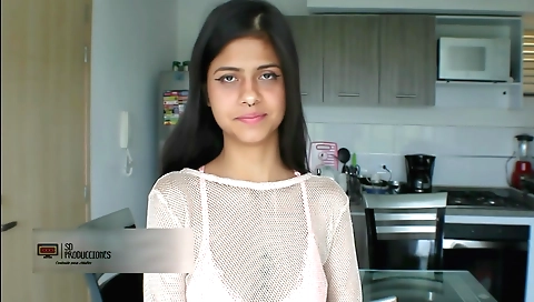 Indian beauty gets fucked and her face gets a facial