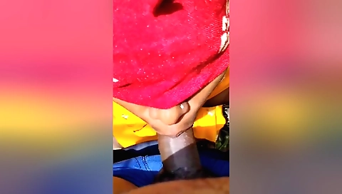 Indian bhabi sucking a dick and cumming on his face