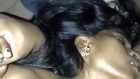 Amateur brunette handjob video in amateur porn video