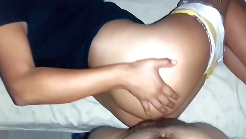 Stepdaughter punished by spanking and got a spanking job