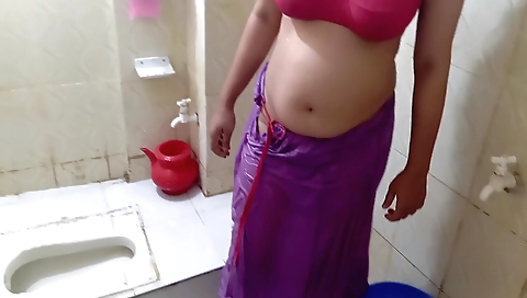 Cousin is watching me masturbating in the bathroom