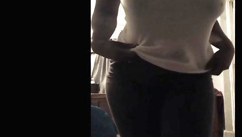 Mature milf shows her boobs in solo porn compilation