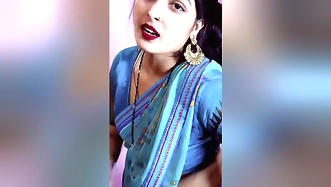 Indian stepsister gets her pussy fucked by her young stepbrother